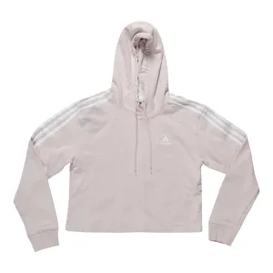 Adidas Essentials 3-Stripes French Terry Crop Hoodie - Women's