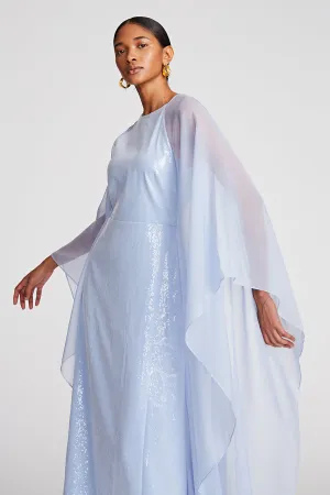 Adira Gown In Soft Sequins