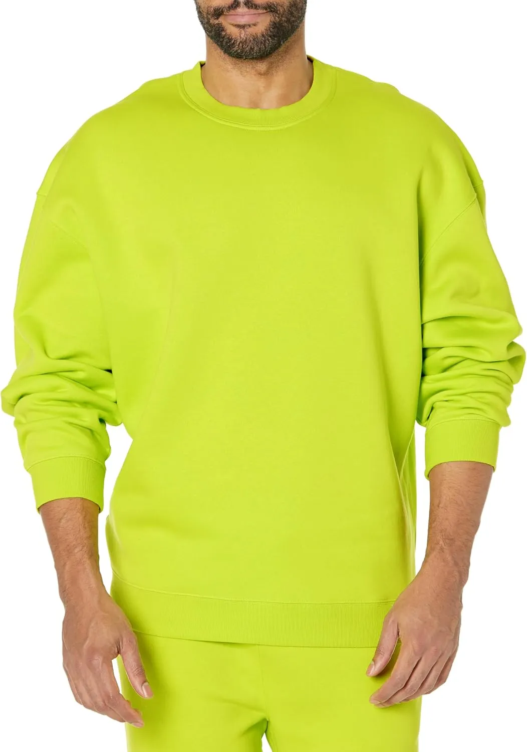 Amazon Essentials Men's Oversized-Fit Crewneck Sweatshirt (Available in Big & Tall)