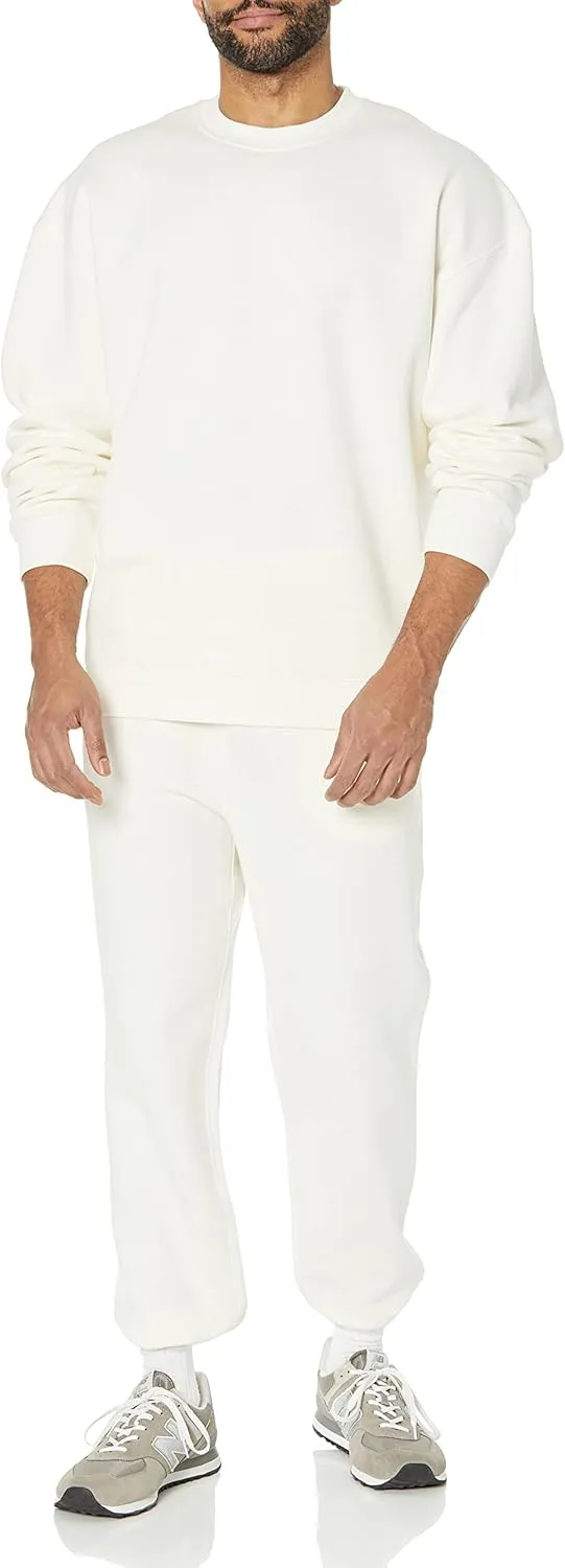 Amazon Essentials Men's Oversized-Fit Crewneck Sweatshirt (Available in Big & Tall)