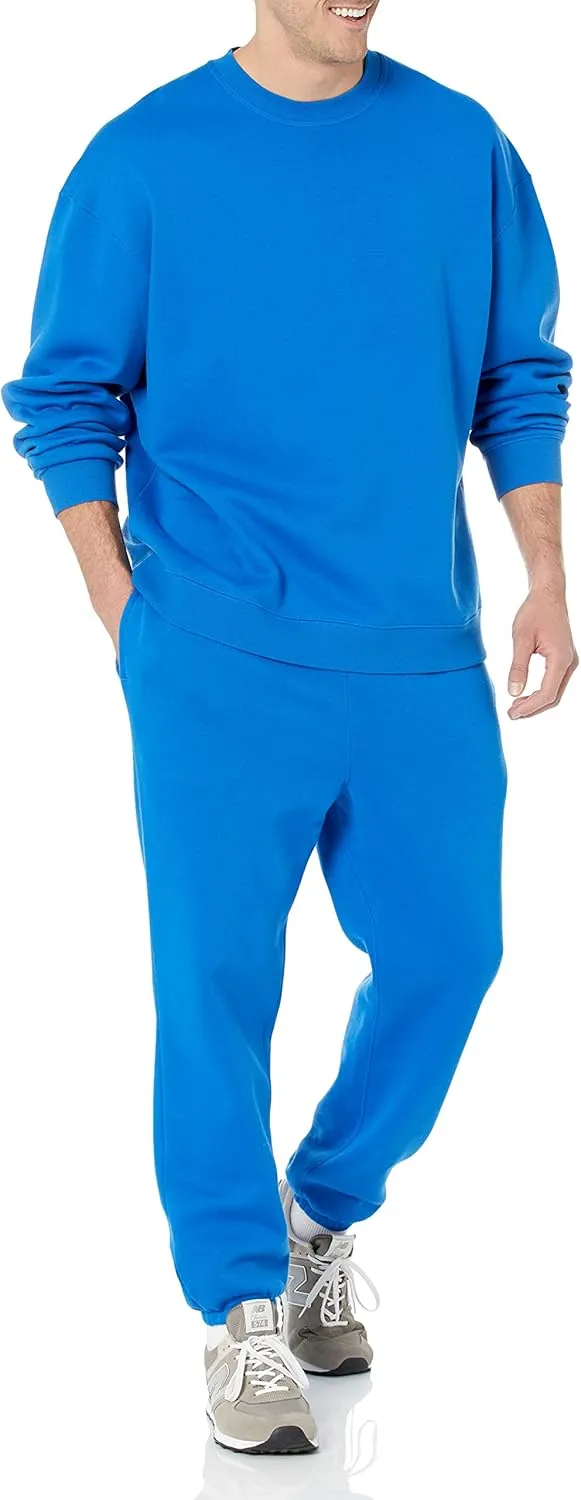 Amazon Essentials Men's Oversized-Fit Crewneck Sweatshirt (Available in Big & Tall)