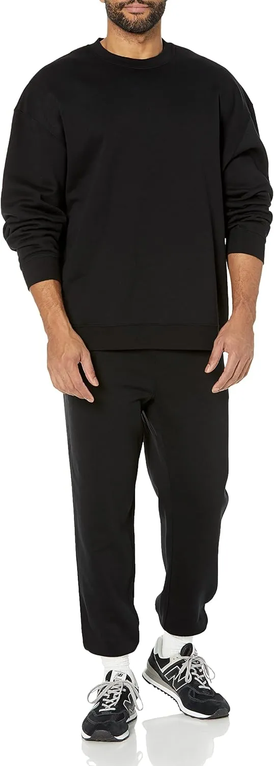 Amazon Essentials Men's Oversized-Fit Crewneck Sweatshirt (Available in Big & Tall)