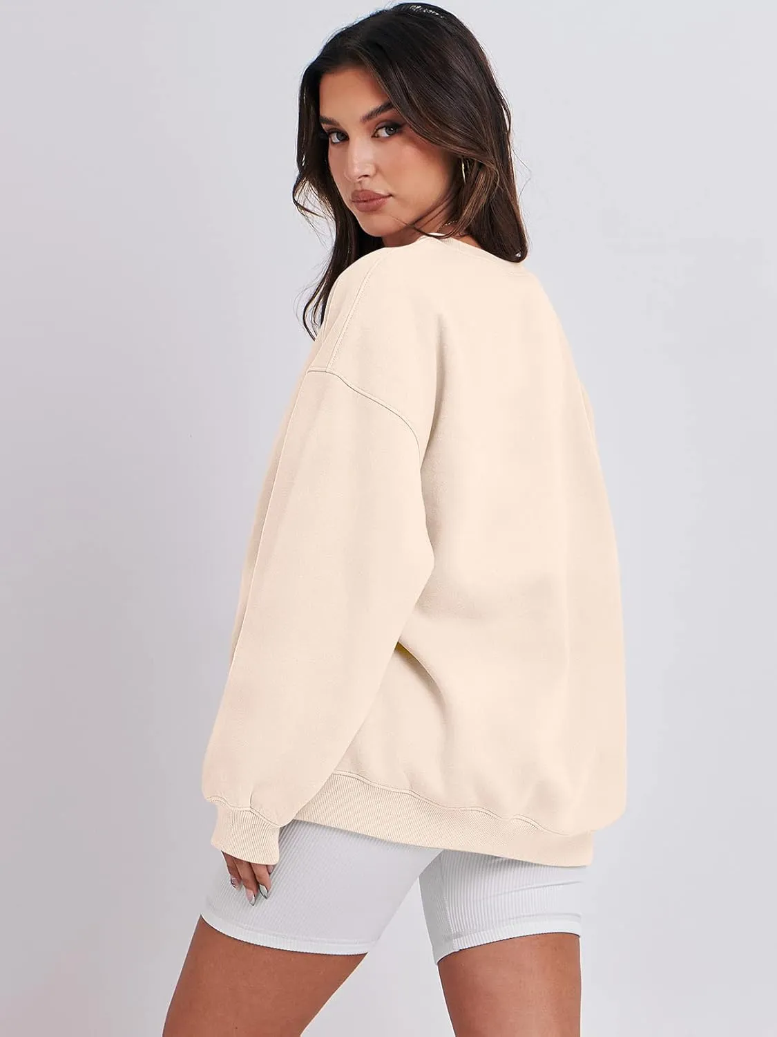 ANRABESS Oversized Sweatshirt for Women Crewneck Y2K Hoodies Fleece Casual Comfy Pullover Top Fall Outfits Clothes 2025