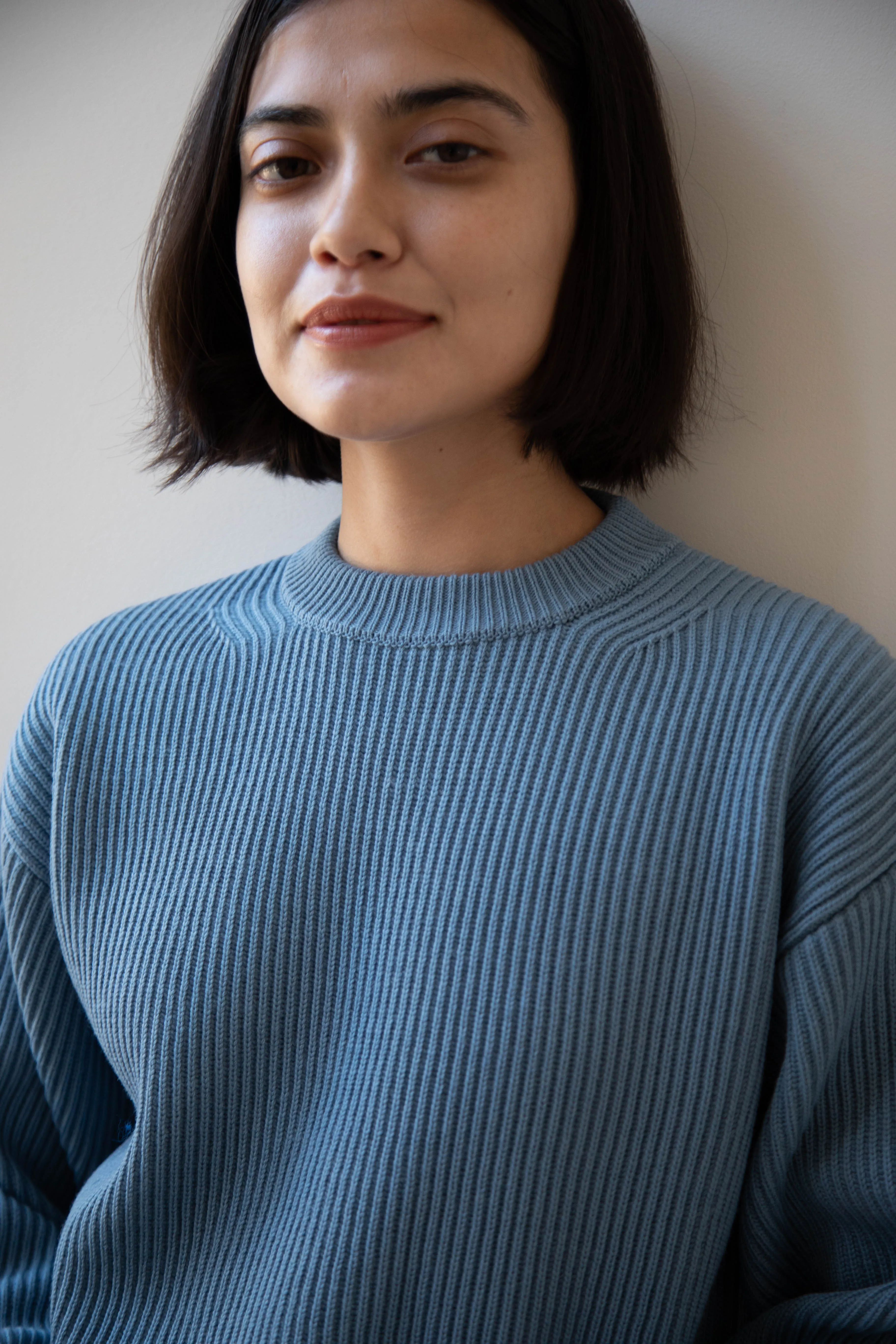 Auralee | French Merino Rib Knit Pullover
