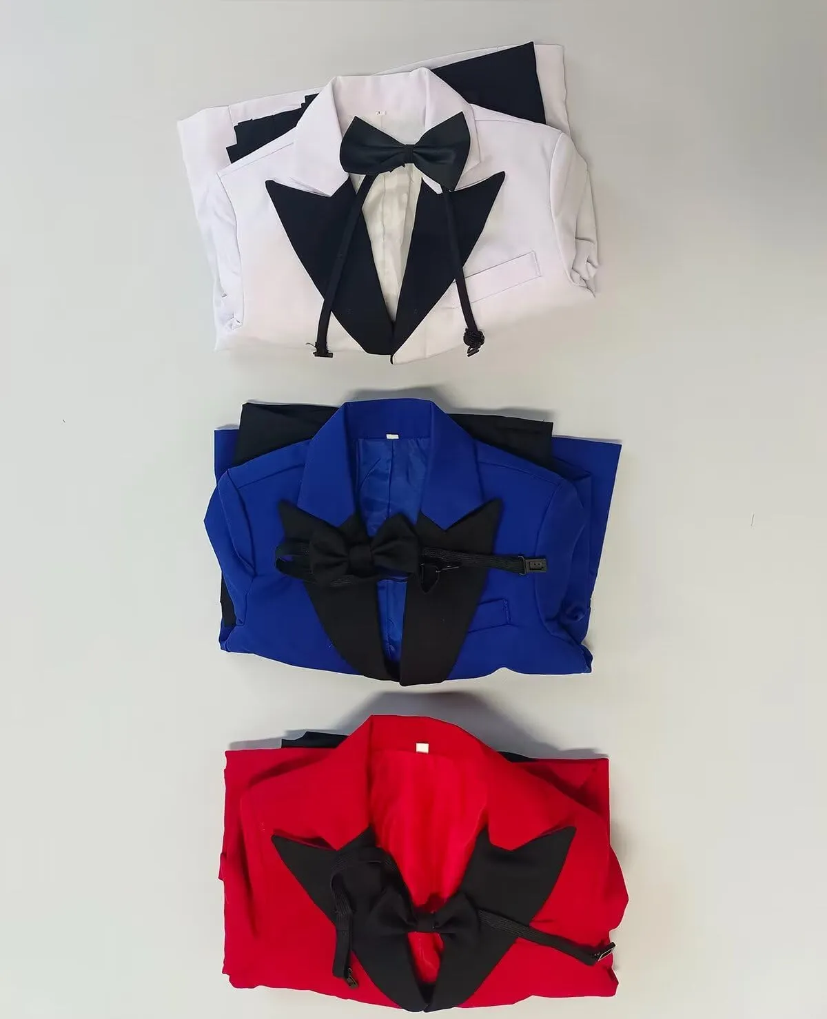 Boys Suits 3 Piece Formal Solid Slim Fit Suit Peak Lapel Blazer Pants Vest Boys Suit Double Breasted Kids Tuxedo