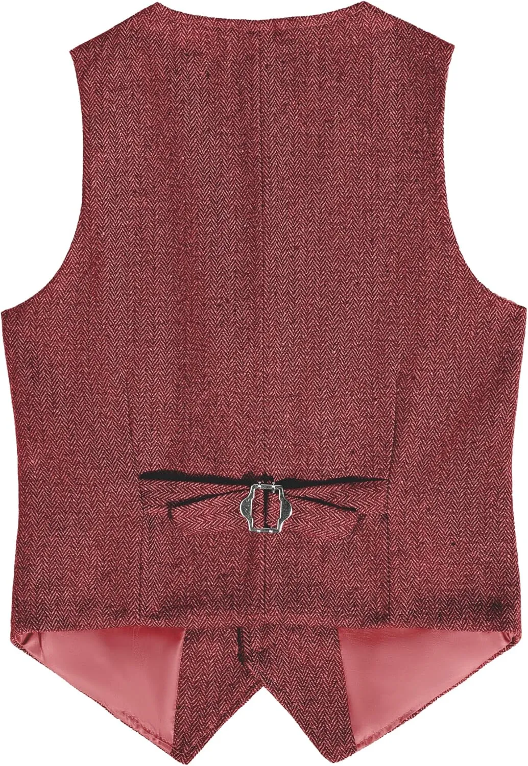 Boys Vest Vintage Tweed Toddler Little Kids Waistcoat with Pocket Sleeveless Slim Fit Casual Vest Outfit