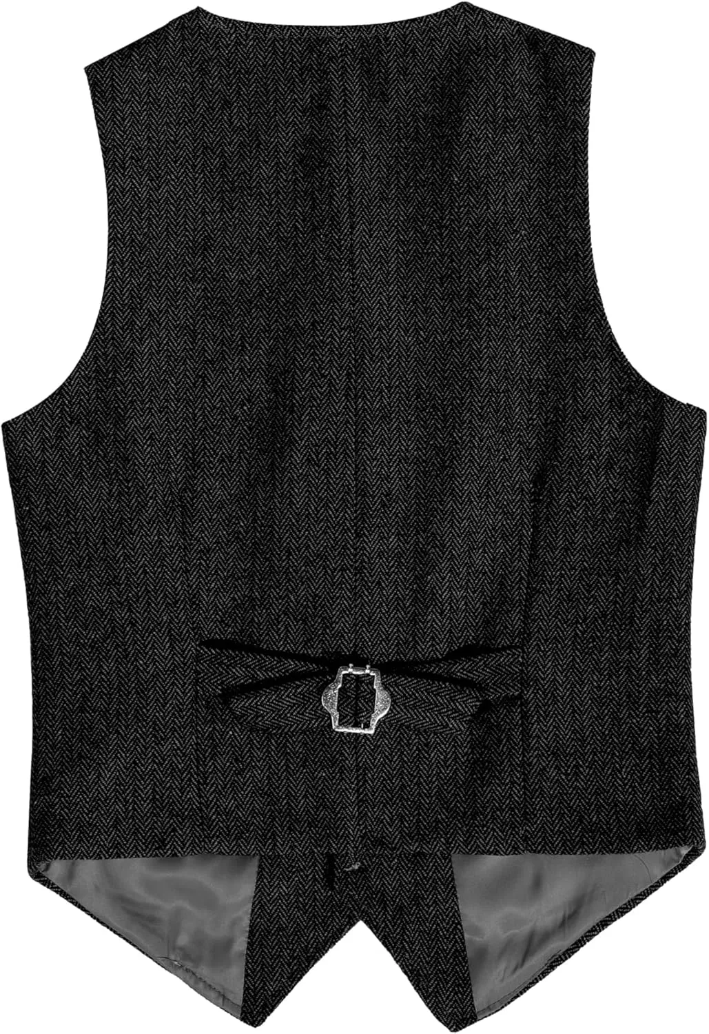 Boys Vest Vintage Tweed Toddler Little Kids Waistcoat with Pocket Sleeveless Slim Fit Casual Vest Outfit