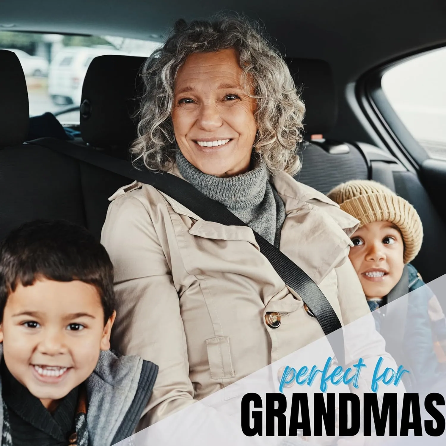 Brooke & Jess Designs Tote Bag for Grandma  Sturdy Canvas Grandma Tote w/Zipper & Inner Pocket Grandma Bag for Everyday Use