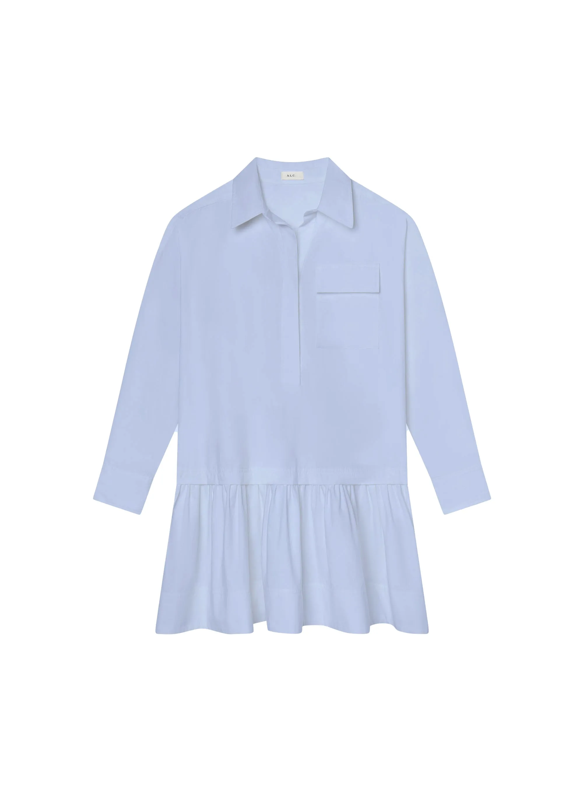 Brooke Cotton Mini Shirtdress