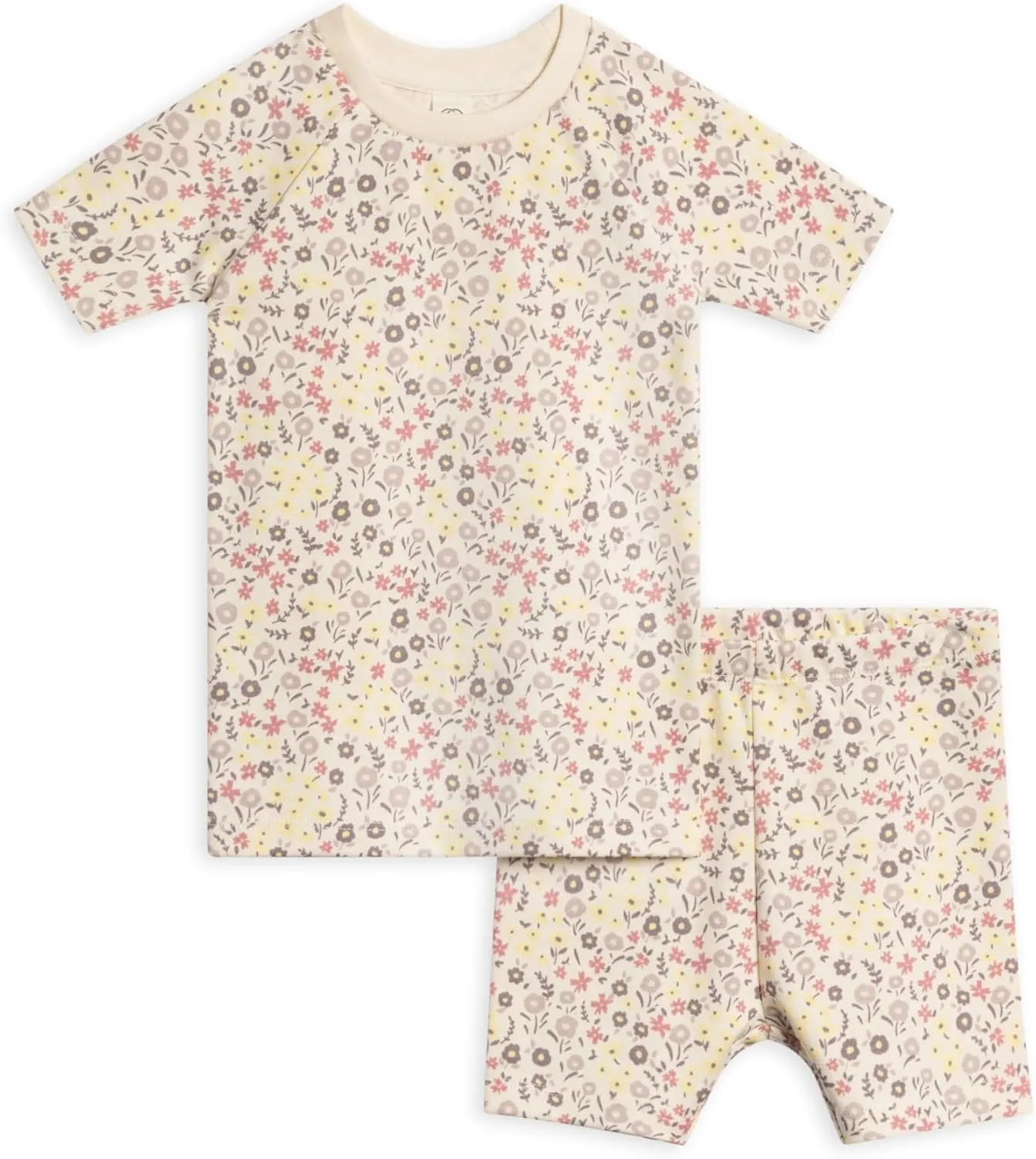 Colored Organics - Short Sleeve Organic Baby & Toddler Pajamas - 2-Piece Pj Set
