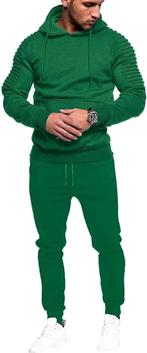 COOFANDY Men's Tracksuit 2 Piece Hoodie Sweatsuit Sets Casual Jogging Athletic Suits