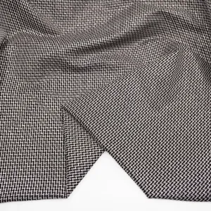 Deadstock Metallic Maze Jacquard - Black/Ivory