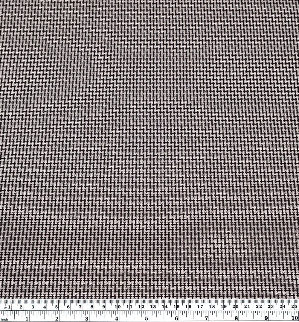 Deadstock Metallic Maze Jacquard - Black/Ivory