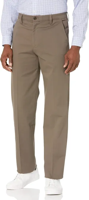 Dockers Men's Classic Fit Workday Khaki Smart 360 Flex Pants (Standard and Big & Tall), Dark Pebble, 36W x 34L
