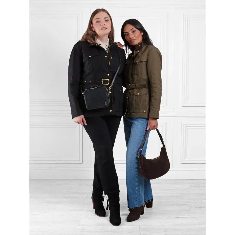 Fairfax & Favor Sadie Wax Safari Ladies Jacket - Black