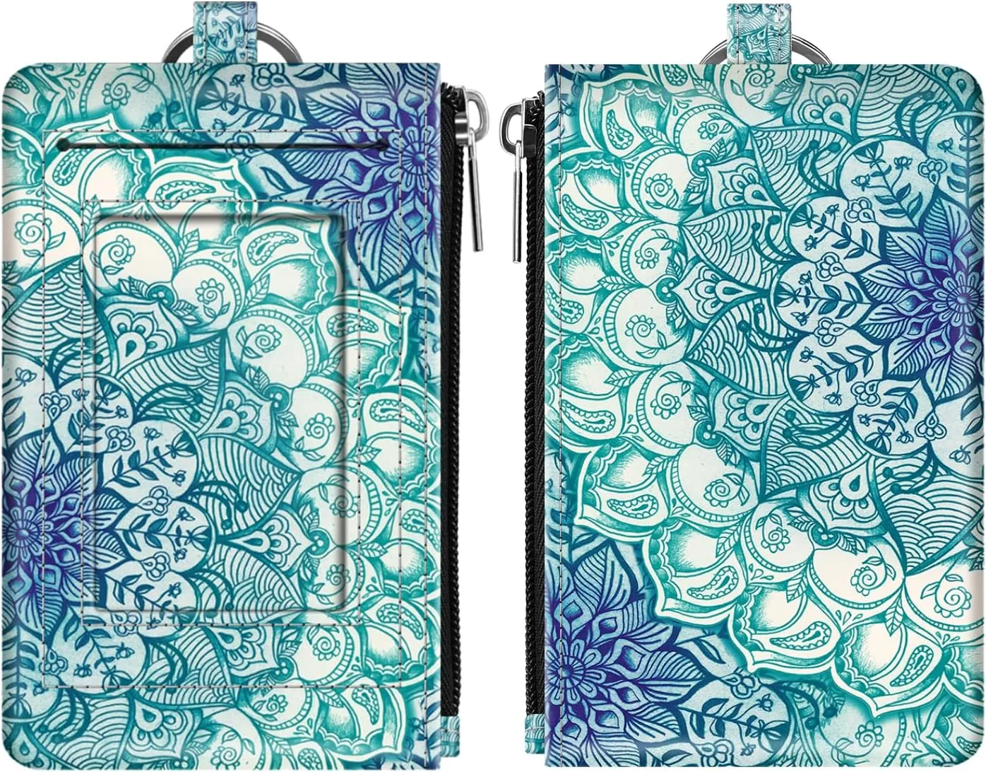 Fintie Zip ID Case Card Holder, Slim Coin Purse Wallet RFID Blocking Change Pouch with Key Chain