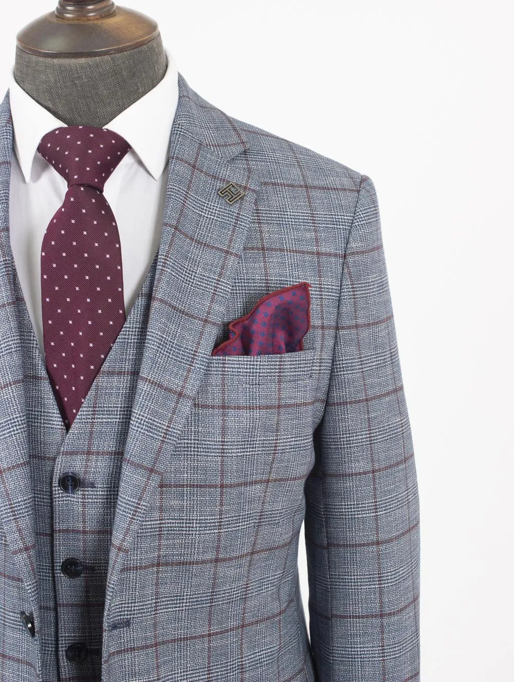 Gustavo Grey Set Blazer Linen Suit