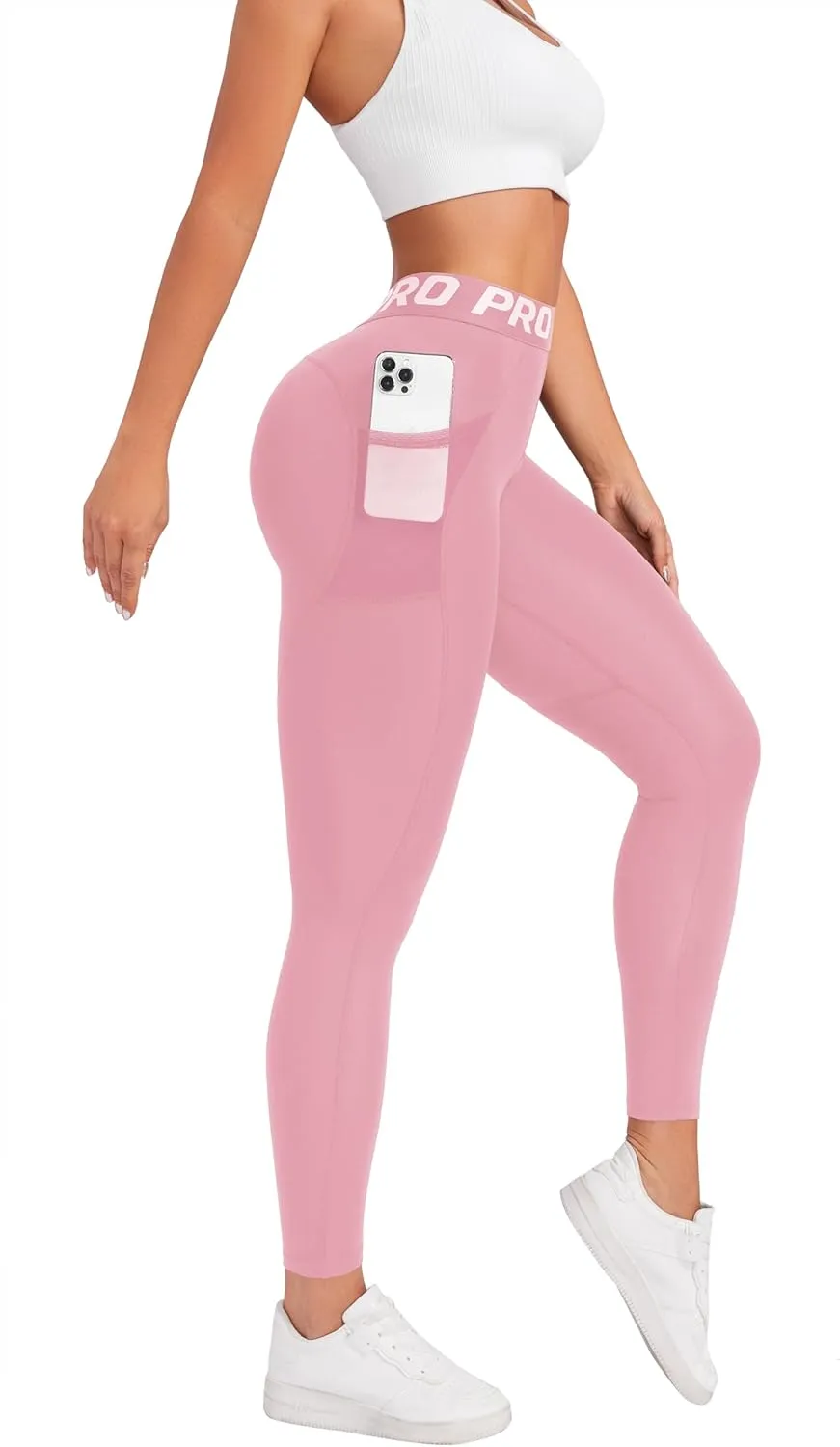 High Waisted Leggings for Women,Gym Sport Fitness Joggers Pants Tummy Control for Workout, Yoga, Running
