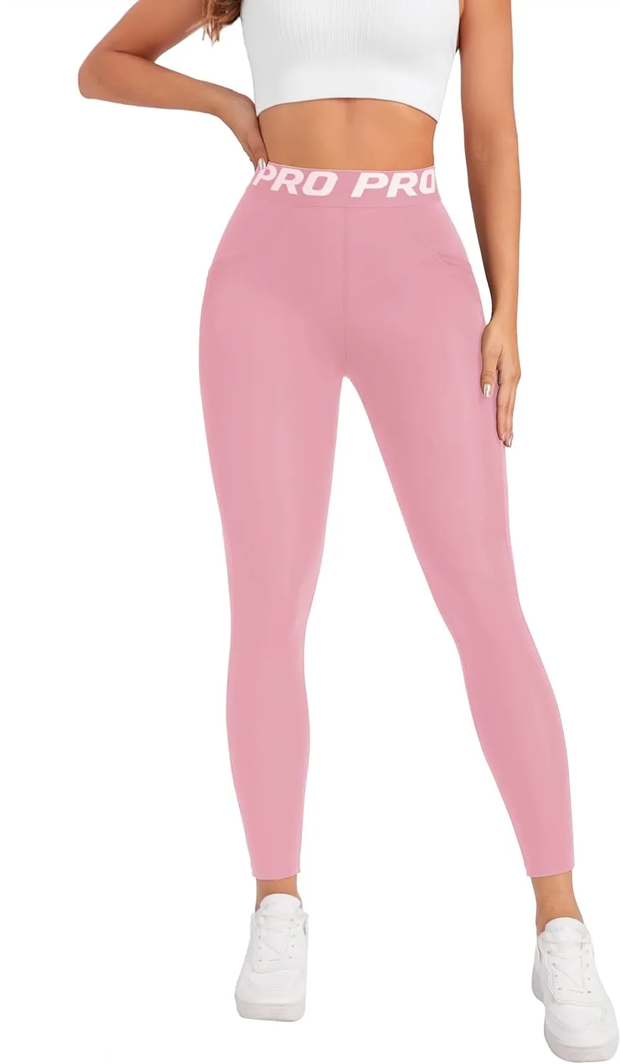 High Waisted Leggings for Women,Gym Sport Fitness Joggers Pants Tummy Control for Workout, Yoga, Running