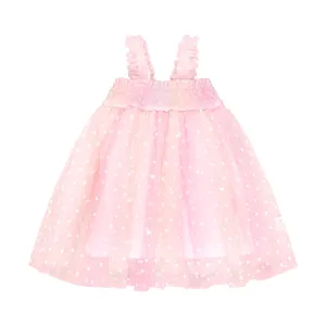 Huxbaby Sweetheart Shirred Tulle Dress