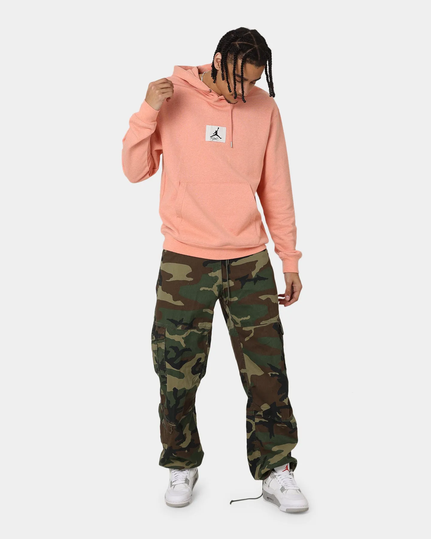 Jordan Essentials Statement Fleece Hoodie Light Madder Root