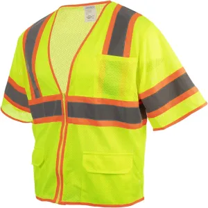 JORESTECH Safety Vest ANSI/ISEA 107-2015, Class 3 Type R, Two Tone, Four Pockets, 100% Polyester Mesh Vest (2XL/3XL)