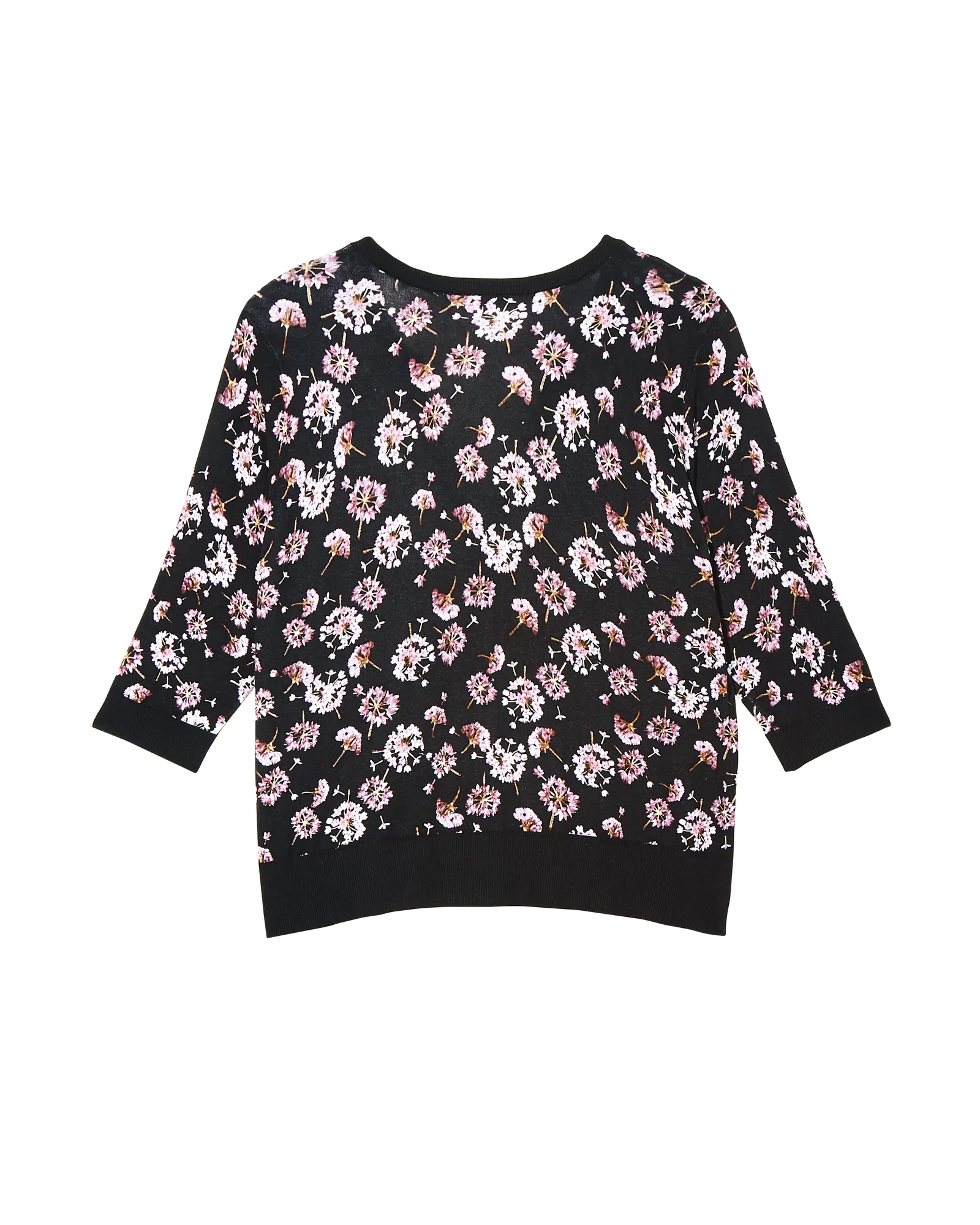 Kendra Snap Front Cardigan | Black / Purple