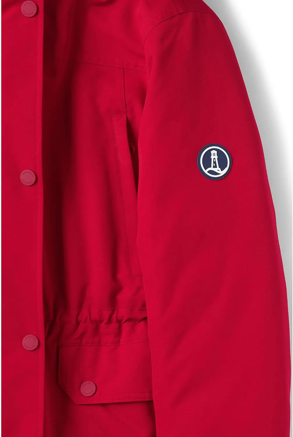 Lands' End Women's Expedition Waterproof Down Winter Parka with Faux Fur Hood