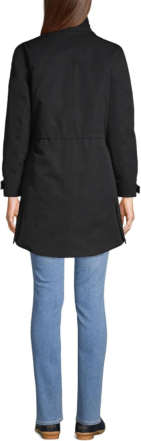 Lands' End Women's Expedition Waterproof Down Winter Parka with Faux Fur Hood