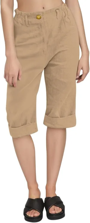 Linen Palazzo Pants for Women Relaxed Fit Straight Leg Trousers Summer Beach Travel Vacation 2025 Ladies Capris Pants