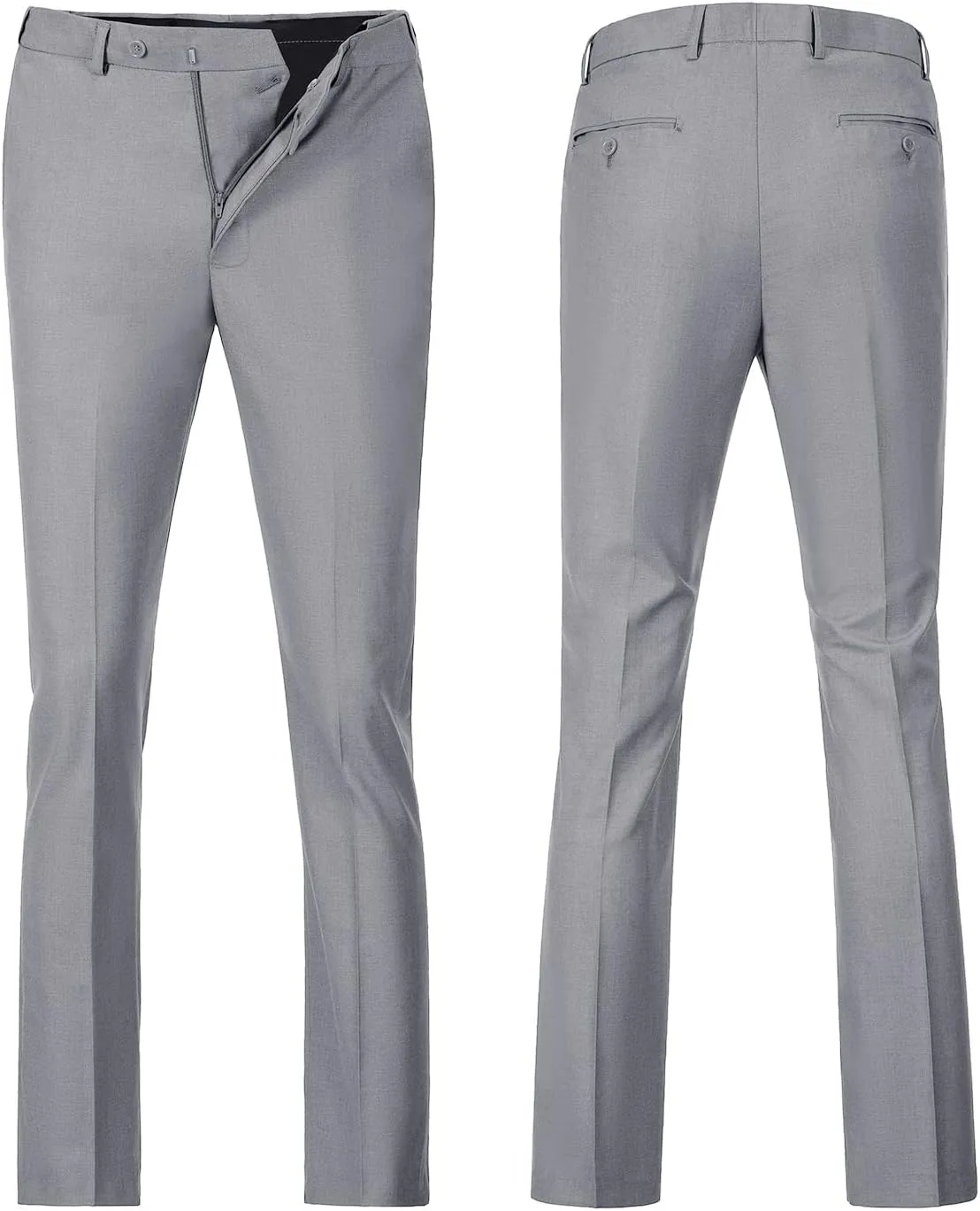 Men's Suit 2 Piece Vest Set Slim Fit Dress Suit Casual Suit Waistcoat Pant
