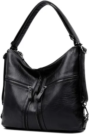 MINTEGRA Handbags Bag for Women Shoulder Bag Rucksack PU Leather Backpack Tote Bag Satchel Purses