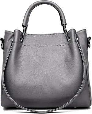 MINTEGRA Hobo Bags for Women Large Tote Handbags PU Leather Shoulder Bucket Purse