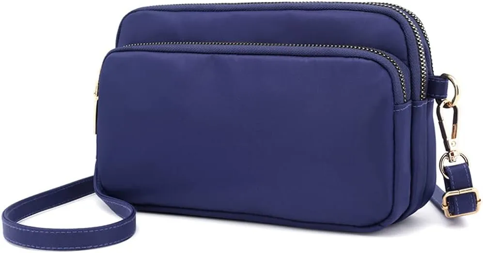 Mudono Crossbody Bag for Women, Lightweight Shoulder Purse Nylon Shoulder Bag Satchel Small Pocketbooks