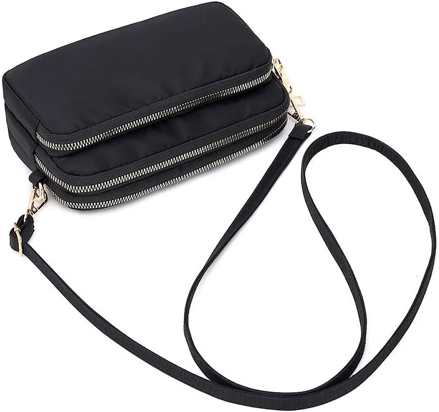 Mudono Crossbody Bag for Women, Lightweight Shoulder Purse Nylon Shoulder Bag Satchel Small Pocketbooks