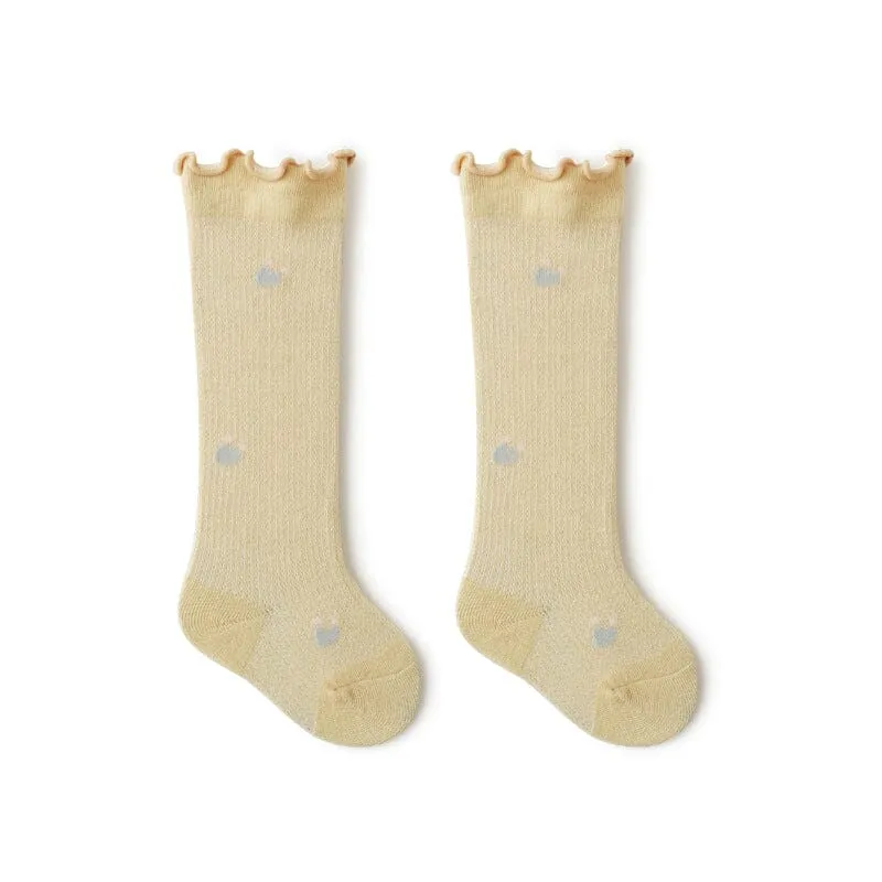 Nadia Ruffle Summer Knee Socks