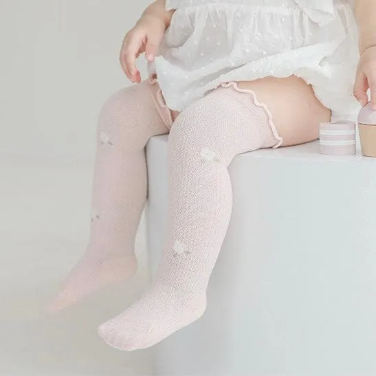 Nadia Ruffle Summer Knee Socks