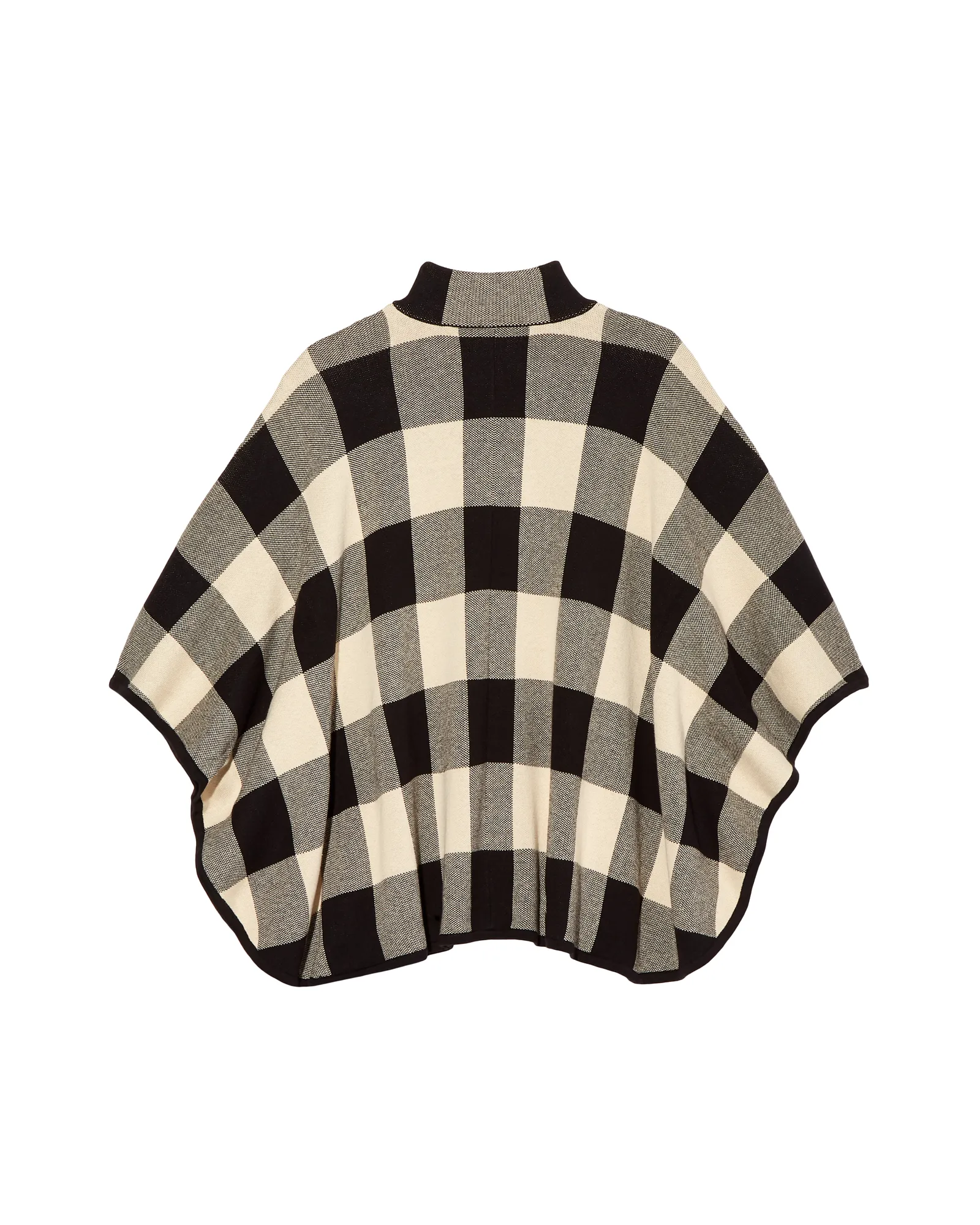 Patty Poncho | Black / Ivory