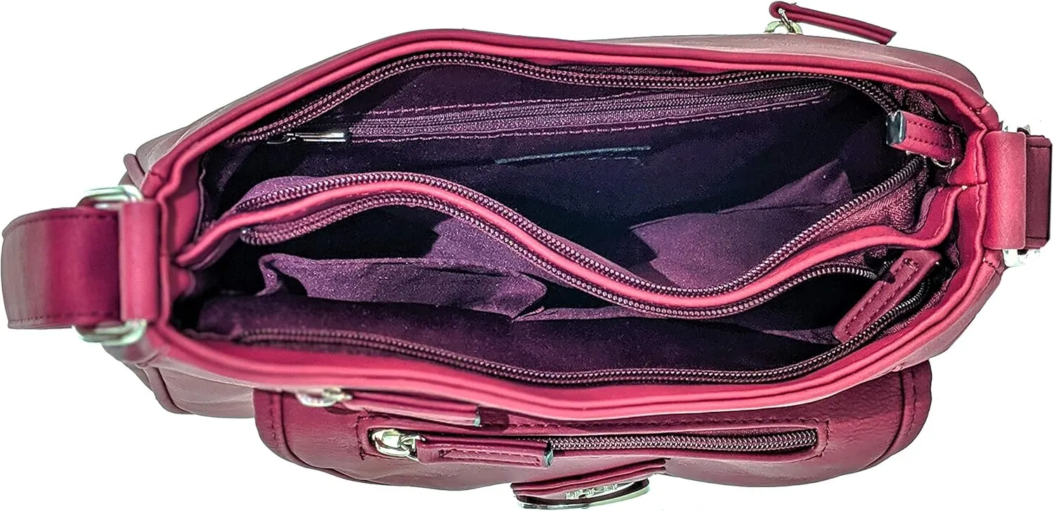 Pistol CCW Concealed Carry Handbag Conceal Crossbody & Shoulder Bag