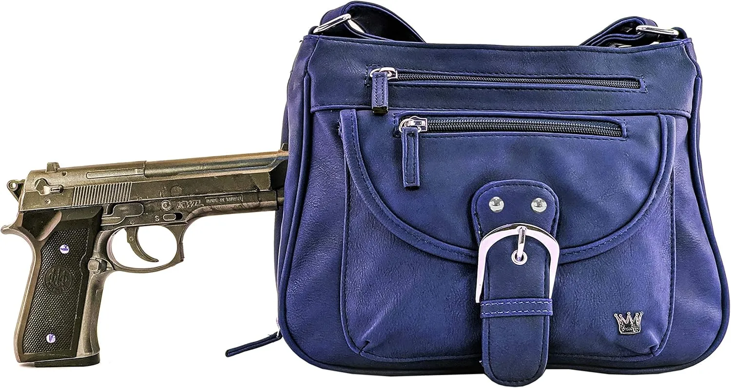 Pistol CCW Concealed Carry Handbag Conceal Crossbody & Shoulder Bag