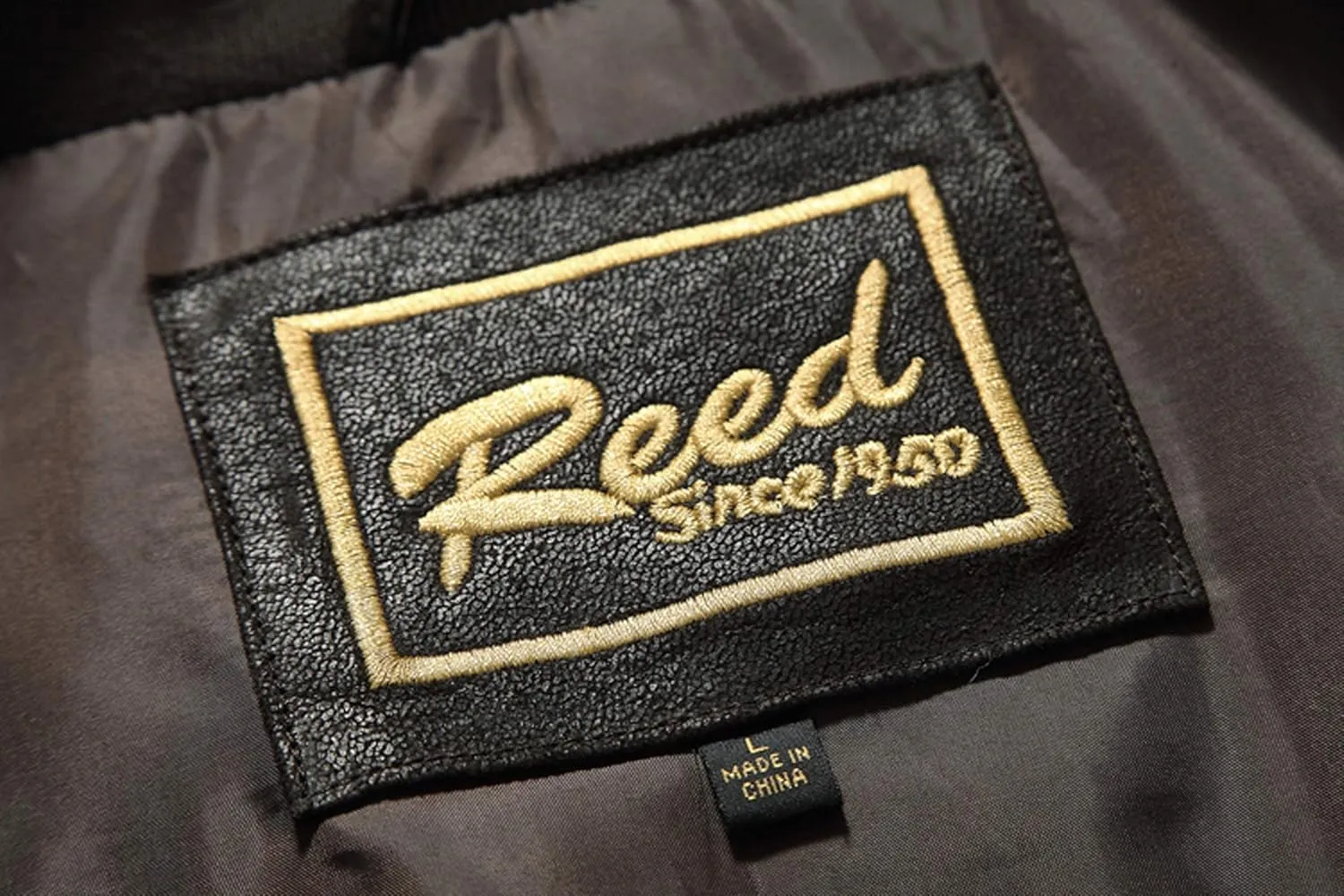 REED MEN'S BASEBALL SUEDE LEATHER JACKET (IMPORTED)