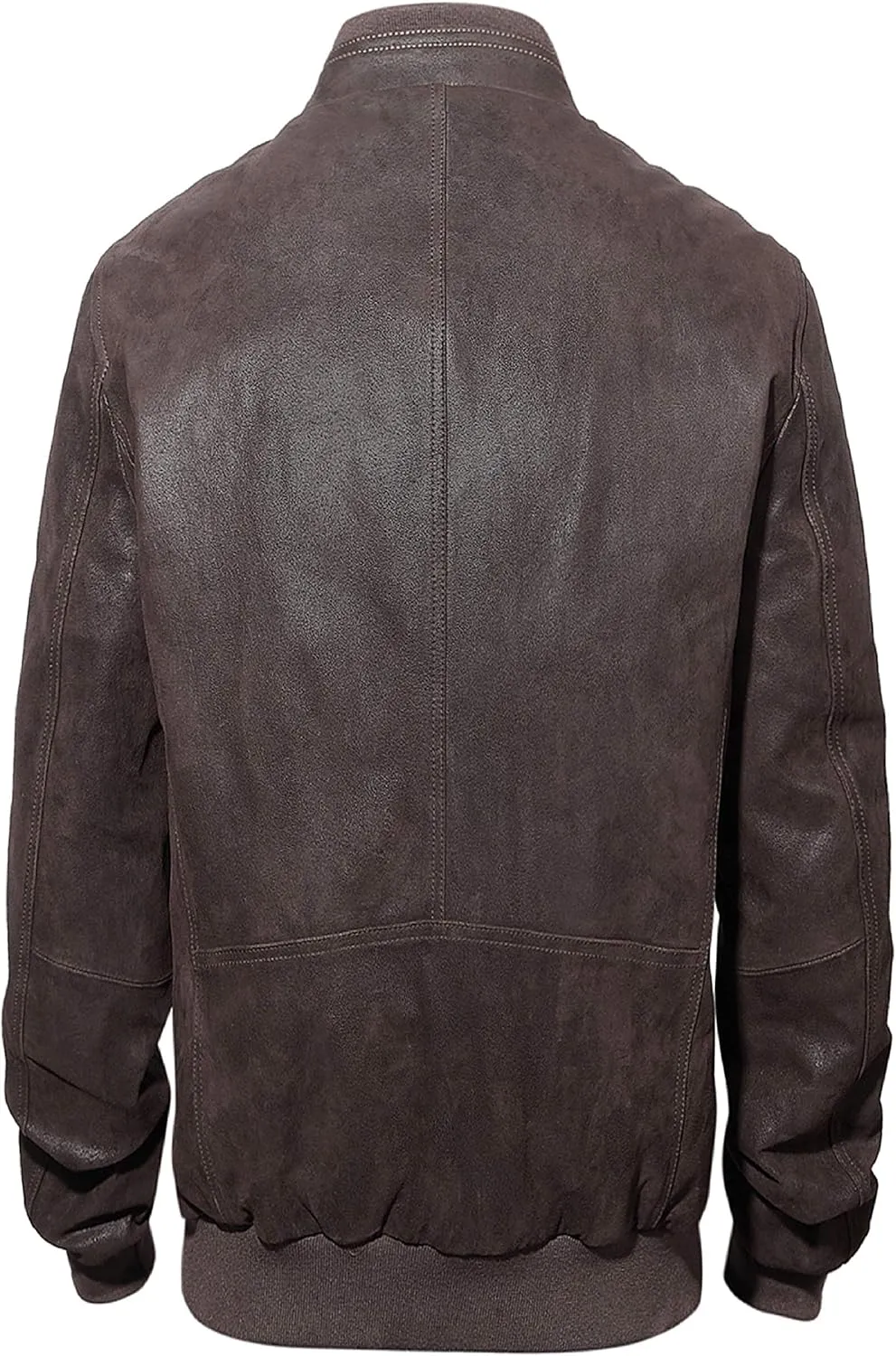 REED MEN'S BASEBALL SUEDE LEATHER JACKET (IMPORTED)