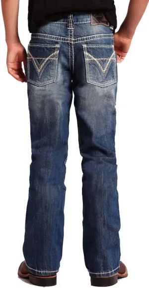 Rock & Roll Denim Cowboy Raised Double V Jeans