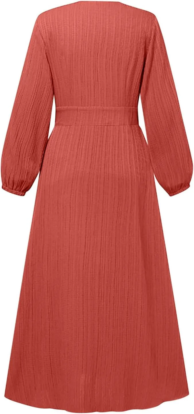 Ruffle Hem Muslim Abaya Women Plus Size Crewneck Long Sleeve Maxi Dress Arabian Dubai Islamic Robe Without Headscarf