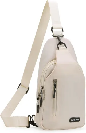 Seoky Rop Small Sling Backpack Crossbody Sling Bag Nylon Chest Bag Daypack Fanny Pack Cross Body Bag for Travel Hiking