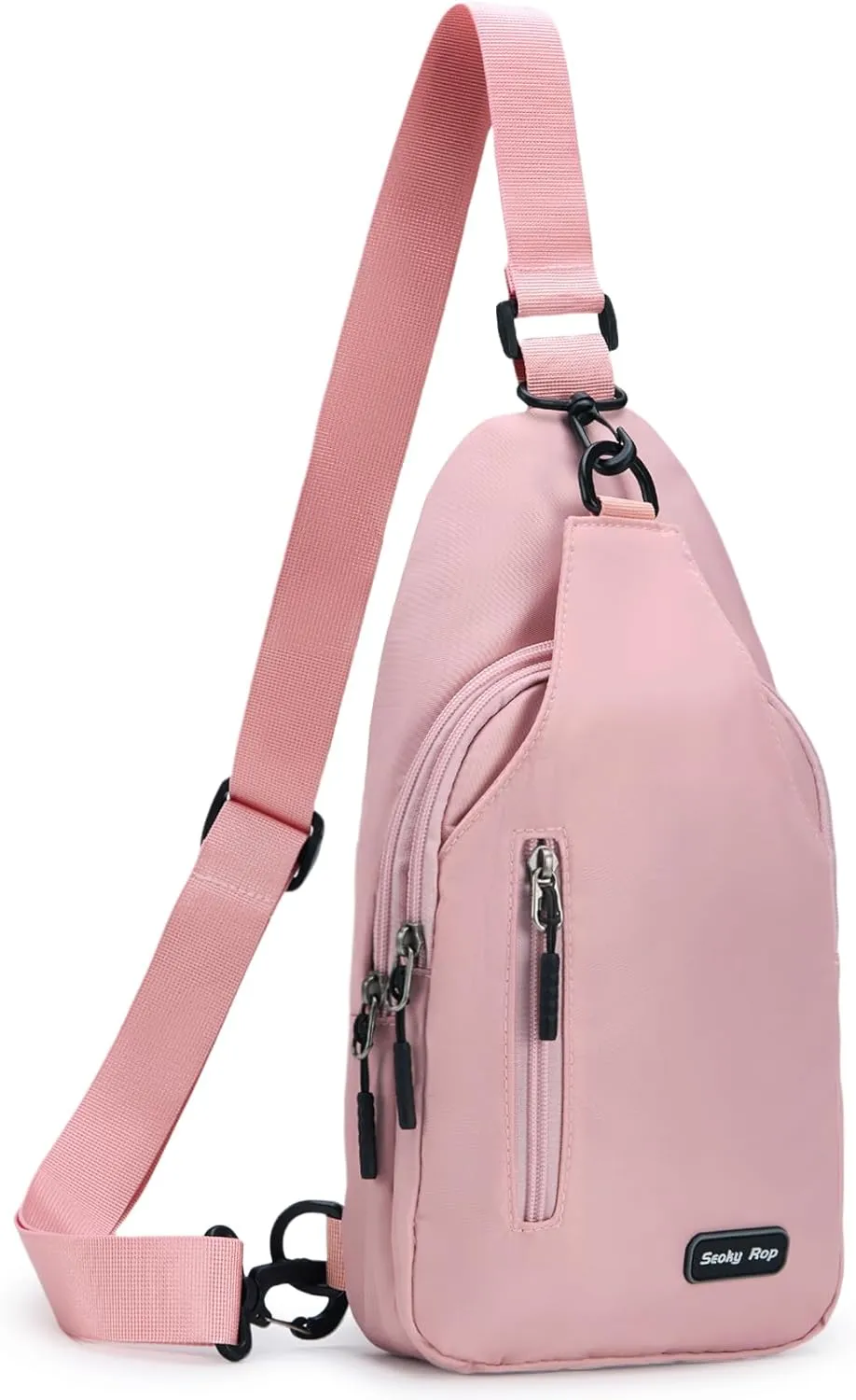 Seoky Rop Small Sling Backpack Crossbody Sling Bag Nylon Chest Bag Daypack Fanny Pack Cross Body Bag for Travel Hiking