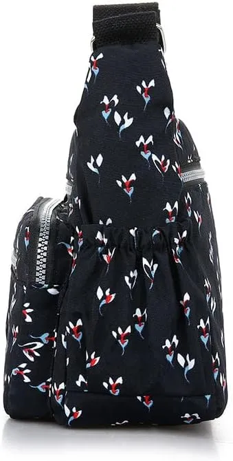 Single shoulder Messenger Crossbody Bag Nylon Purse Satchel Travel Women Lady Fashion Top Handle