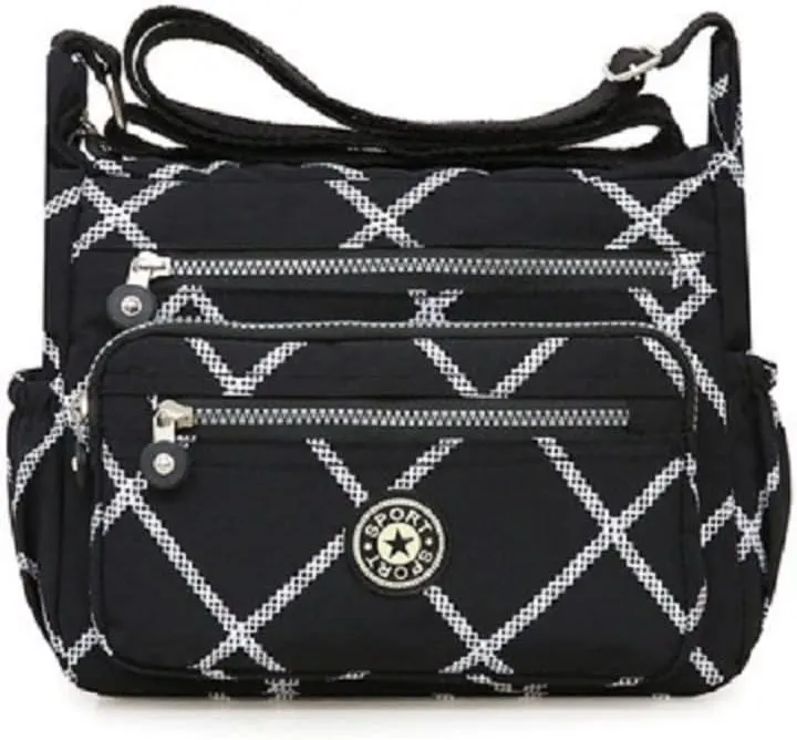 Single shoulder Messenger Crossbody Bag Nylon Purse Satchel Travel Women Lady Fashion Top Handle
