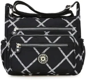Single shoulder Messenger Crossbody Bag Nylon Purse Satchel Travel Women Lady Fashion Top Handle