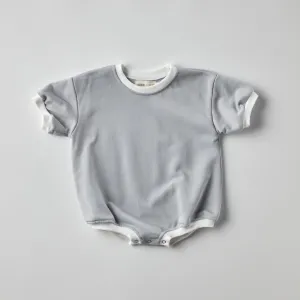 Sullivan Romper in Light Blue